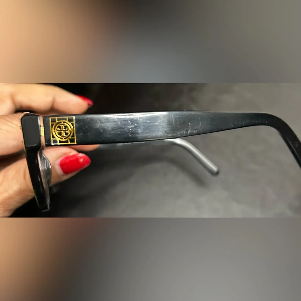 Tory Burch Prescription Glasses with Orange Case - Picture 5 of 5